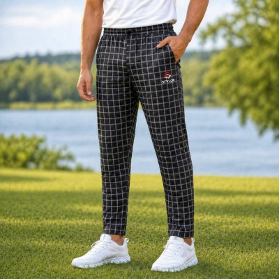 New White Box Stripe Trowser