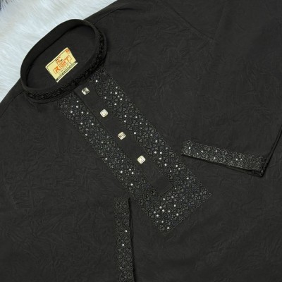 China Zaffran Stretch Punjabi (Black)