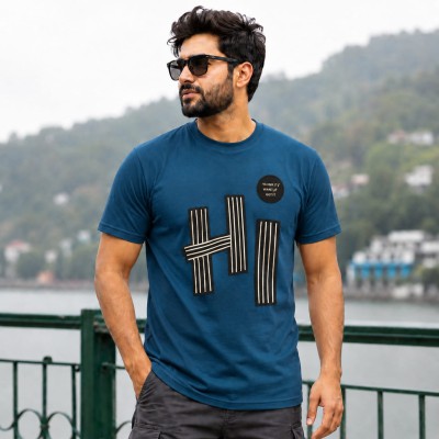 Navy Patch T-Shirt