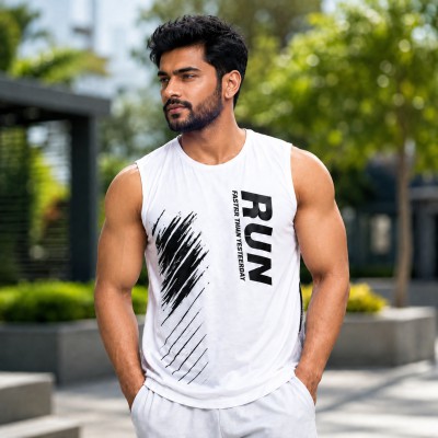 Arctic Run White Tanktop 1231